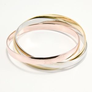 3-Color Bangle Set -J082